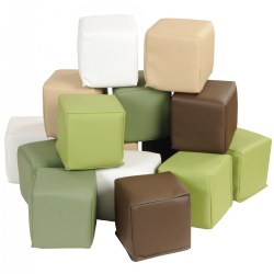 Image of Soft Oversized Toddler Blocks - 15 Pieces