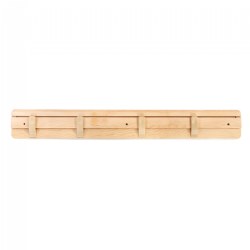 Image of Premium Solid Maple Wooden Art Display Bar for Wall Mounting