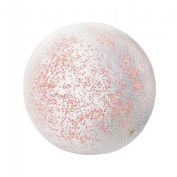 Birth & up. Promote gross motor functions, exploration, and sensory play with the Constellation Ball. Encourage children to roll the ball back and forth between each other and listen to the soft sound of the plastic confetti inside. Ships deflated and includes inflation needle. Measures approximately 12" in diameter.