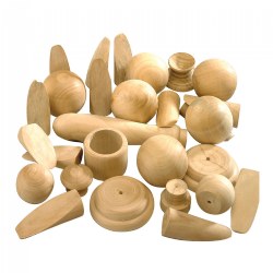 Image of Natural Wood Turnings - 5 lbs.