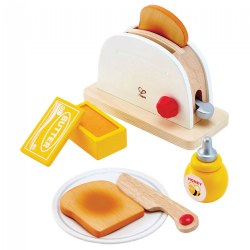 Image of Pop Up Wooden Toaster Play Set