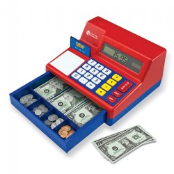 Image of Large Calculator Pretend and Play Cash Register