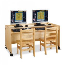 Image of Double Computer Desk