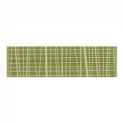 Image of Sense of Place Carpet Runner - Green - 2' x 8' Rectangle