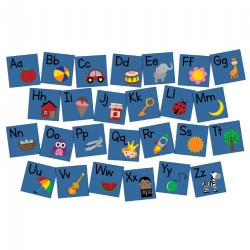 Image of Primary Phonics Seating Squares - 12" x 12" - Set of 26