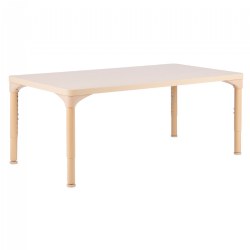 Image of Carolina Laminate 24" x 48" Rectangle Table With Adjustable Legs