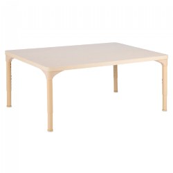 Carolina Laminate 30" x 48"  Rectangle Table with Adjustable Legs