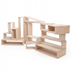 Image of Outdoor Hollow Blocks - 25 Piece Set