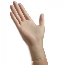 Image of Disposable Vinyl Powder-Free Clear Gloves