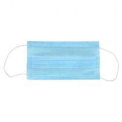 Image of Adult Face Mask 3-Ply - Blue - Set of 50