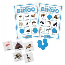 Image of Kaplan Zoo Animals Bingo Learning Game