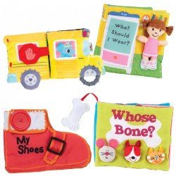 Image of Interactive Cloth Books - Set of 4