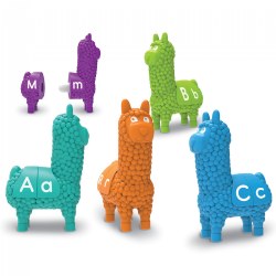 Image of Snap Together Letter Llamas