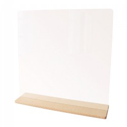 Image of Acrylic Tabletop Partition - 23" Wide