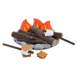 Image of Campout Campfire and S'Mores Soft Toy Camp Set