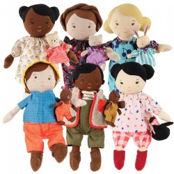 Image of Cuddly Playdate Friends Washable 14" Soft Dolls