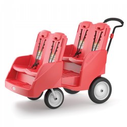 Image of Gaggle® Parade 4 Child Stroller - Red