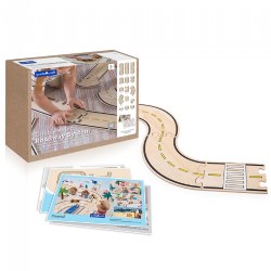 Double-Sided Roadway System - 42 Piece Set