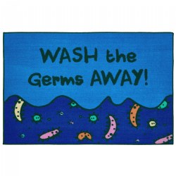 Image of Wash the Germs Away Health & Safety Carpet - 3' x 4'6" Rectangle