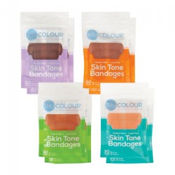 Image of Skin Tone Bandages Kit - 8 Packs - 240 Total Bandages