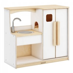 Image of Sense of Place for Wee Ones - Sink and Refrigerator Kitchen