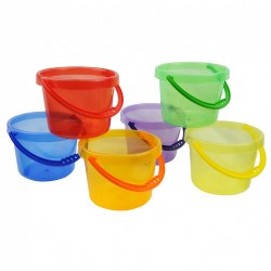 Image of Translucent Buckets - Set of 6