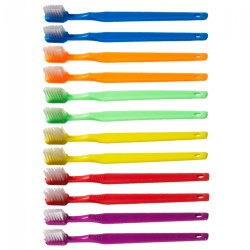 Assorted Junior Toothbrushes - Set of 12