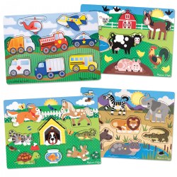Image of Peg Puzzles - Set of 4
