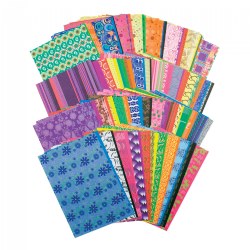 Image of Decorative Hues Paper - 192 Sheets