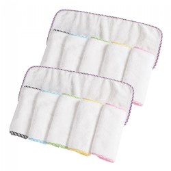 Image of Terry Burp Cloths - Set of 12