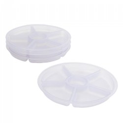 Image of Loose Parts Sorting Trays - Set of 4 - Clear