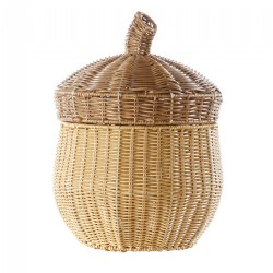 Image of Acorn Washable Wicker Floor Basket