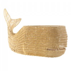 Image of Whale Washable Wicker Floor Basket