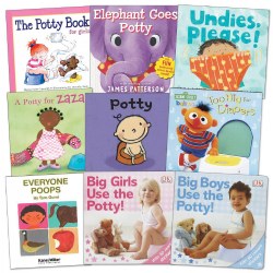 Image of Boys and Girls Potty Training Books - Set of 9