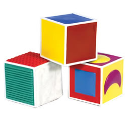 Image of Soft Tactile and Sensory Blocks - Set of 3