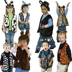 AniMates&trade; Reversible Vests (Set of 4)