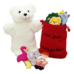 Polar Bear Puppet Set