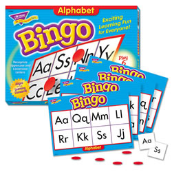 Image of Alphabet Bingo with Upper and Lower Case Letters