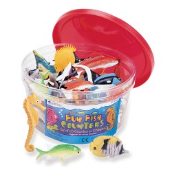 Image of Fish Counters Bucket - 60 Pieces
