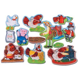 Image of Children's Classic Stories Little Red Hen Felt Set