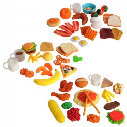 Image of Life-size Pretend Play Breakfast, Lunch and Dinner Meal Sets