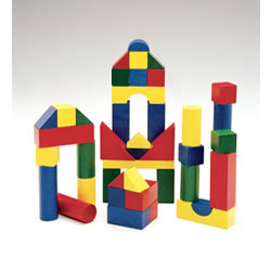 Wooden Color Blocks - 200 pieces