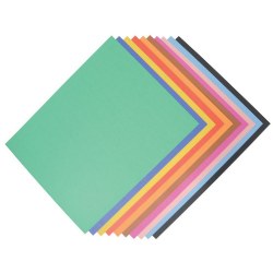 Image of Poster Board 22" x 28" - Assorted Colors - 100 Sheets