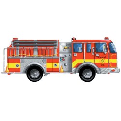 Image of Giant Fire Truck Floor Puzzle - 24 Pieces