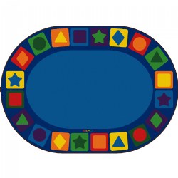Image of Seating Shapes Carpet - 8'3"x 11'8" Oval