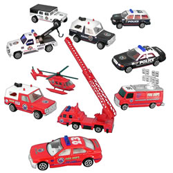 Image of Everyday Safety Vehicles - Set of 10