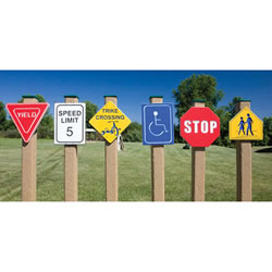 Image of Traffic Signs - In-Ground Mount - Sold Separately