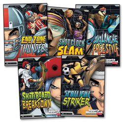 Sports Illustrated Kids: Action Packed Graphic Novels Level K- Set of 5