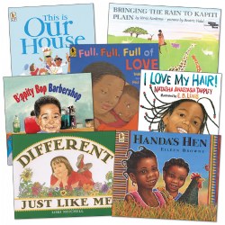 3 years & up. Introduce this wonderful At Home with Diversity and Inclusion Read Along Books set in your classroom for group reading. This collection of books promotes diversity, empathy, literacy, and social learning. Children will love learning more about characters different from them and connecting to characters familiar to them. Encourage children to ask questions about vocabulary words they're unfamiliar with. Paperback. Set of 7 books.