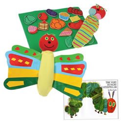 Image of Friendly Caterpillar Story Props and Book